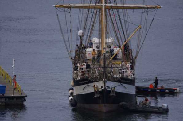 20 September 2022 - 16:12:37
Getting closer.
----------------------
Tall ship Pelican of London arrives in Dartmouth